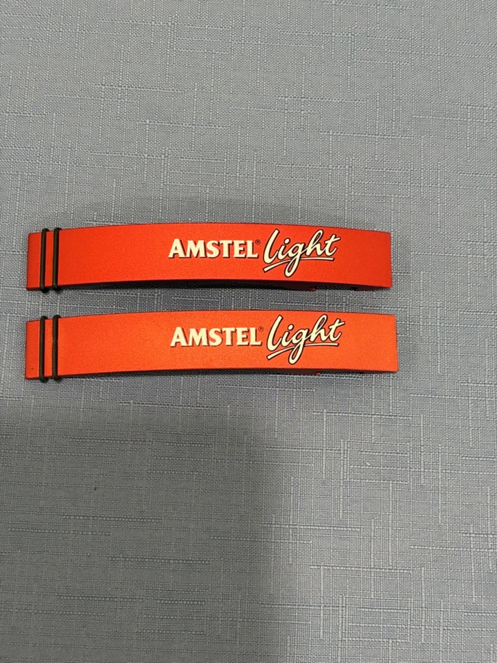 Vintage Red Metal Amstel Light Beer Bartenders Bottle Openers 5"